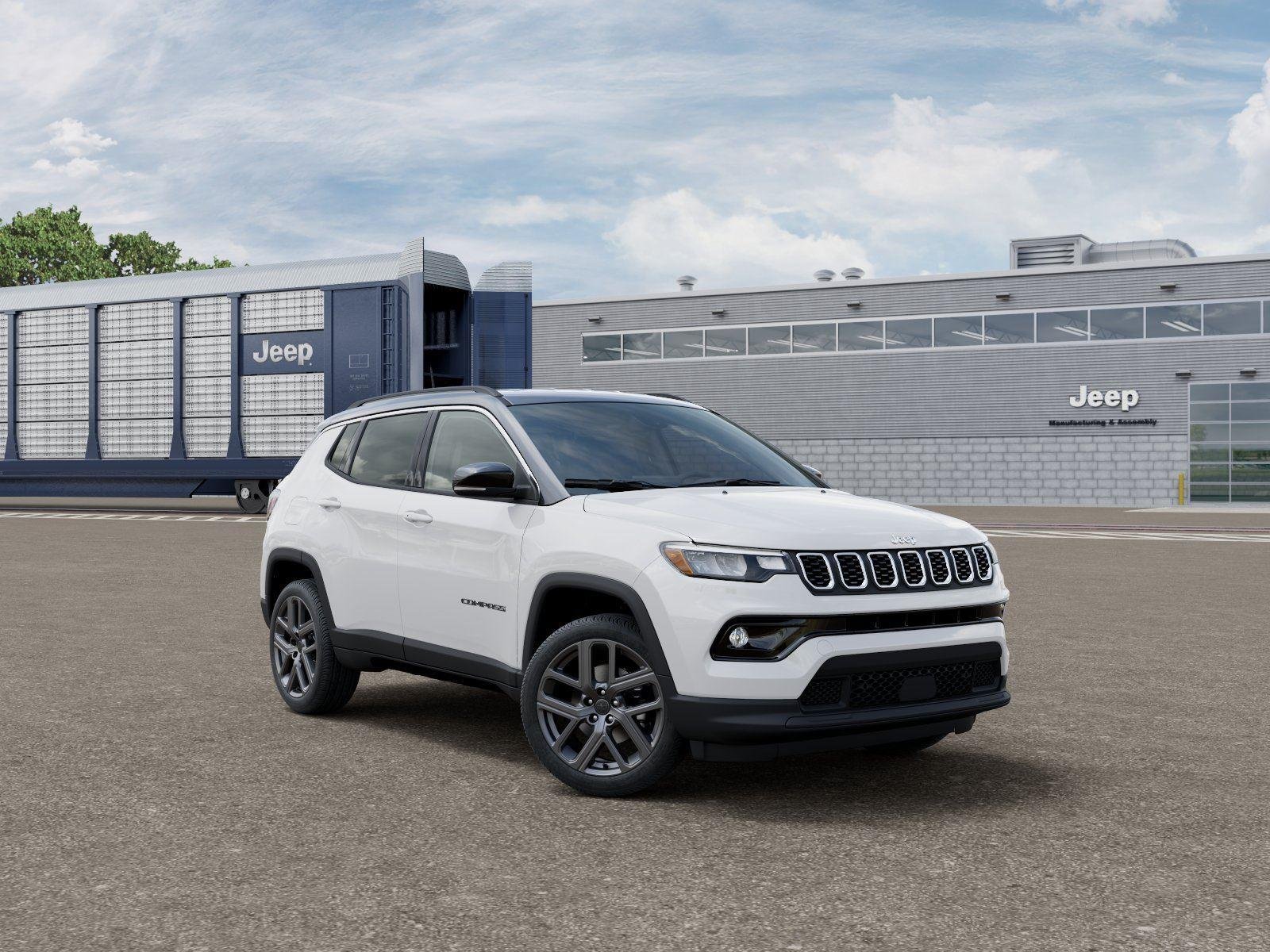 New 2026 Bright White Clear-Coat Exterior Paint Jeep COMPASS LIMITED ALTITUDE 4X4 image 5