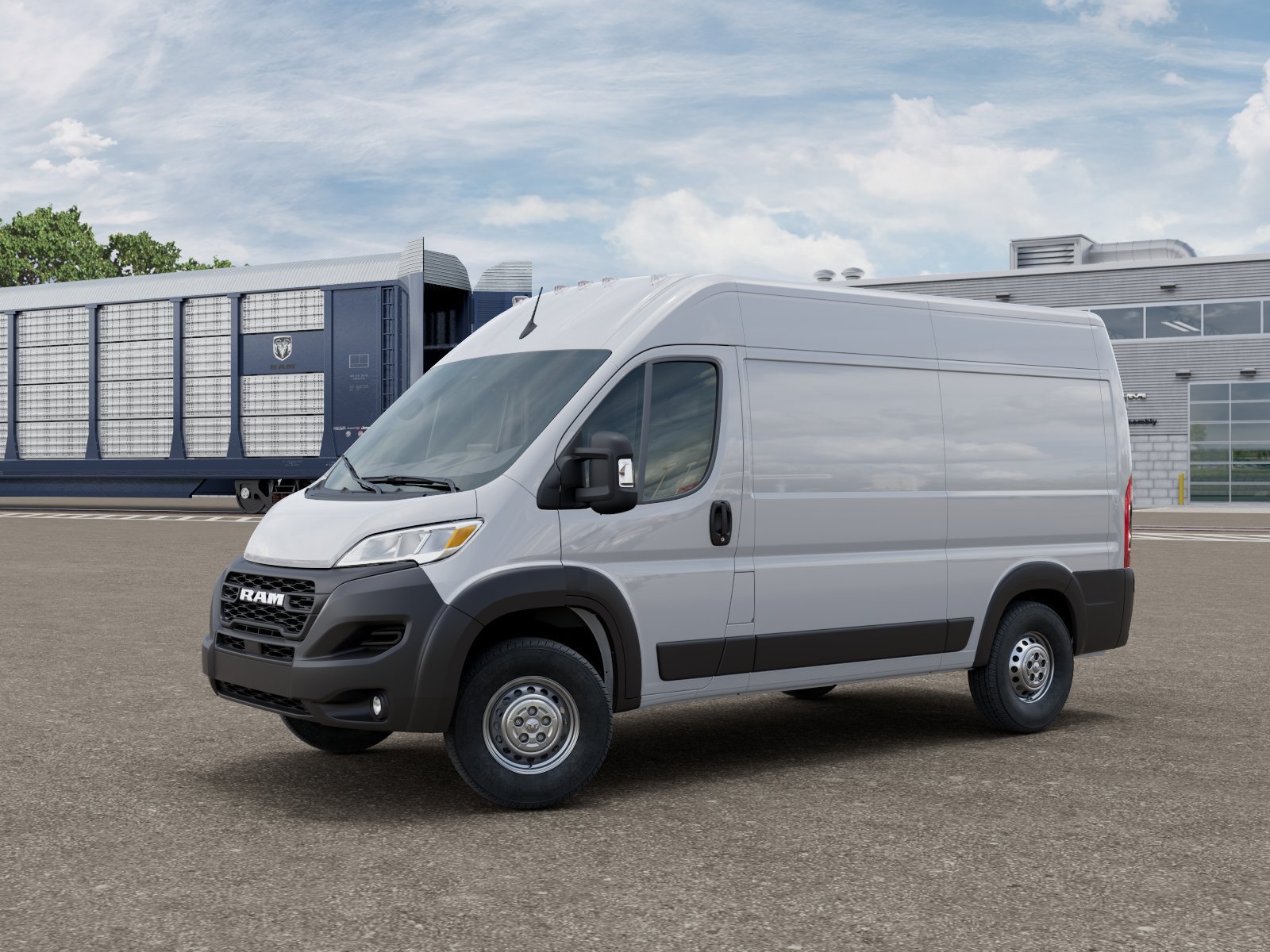 New 2026 Bright White Clearcoat RAM High Roof image 2