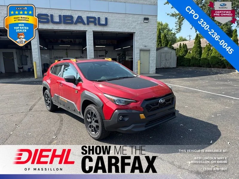 Certified Used 2026 Red Subaru Wilderness image 1