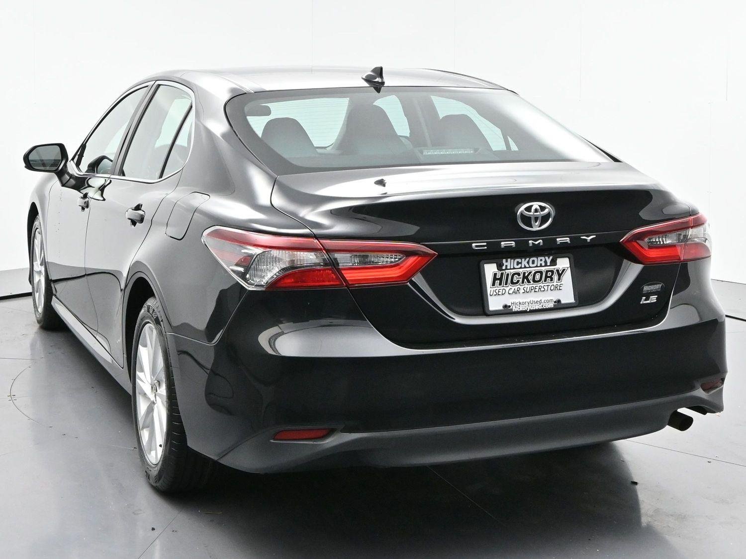 Used 2022 Midnight Black Metallic Toyota LE image 6
