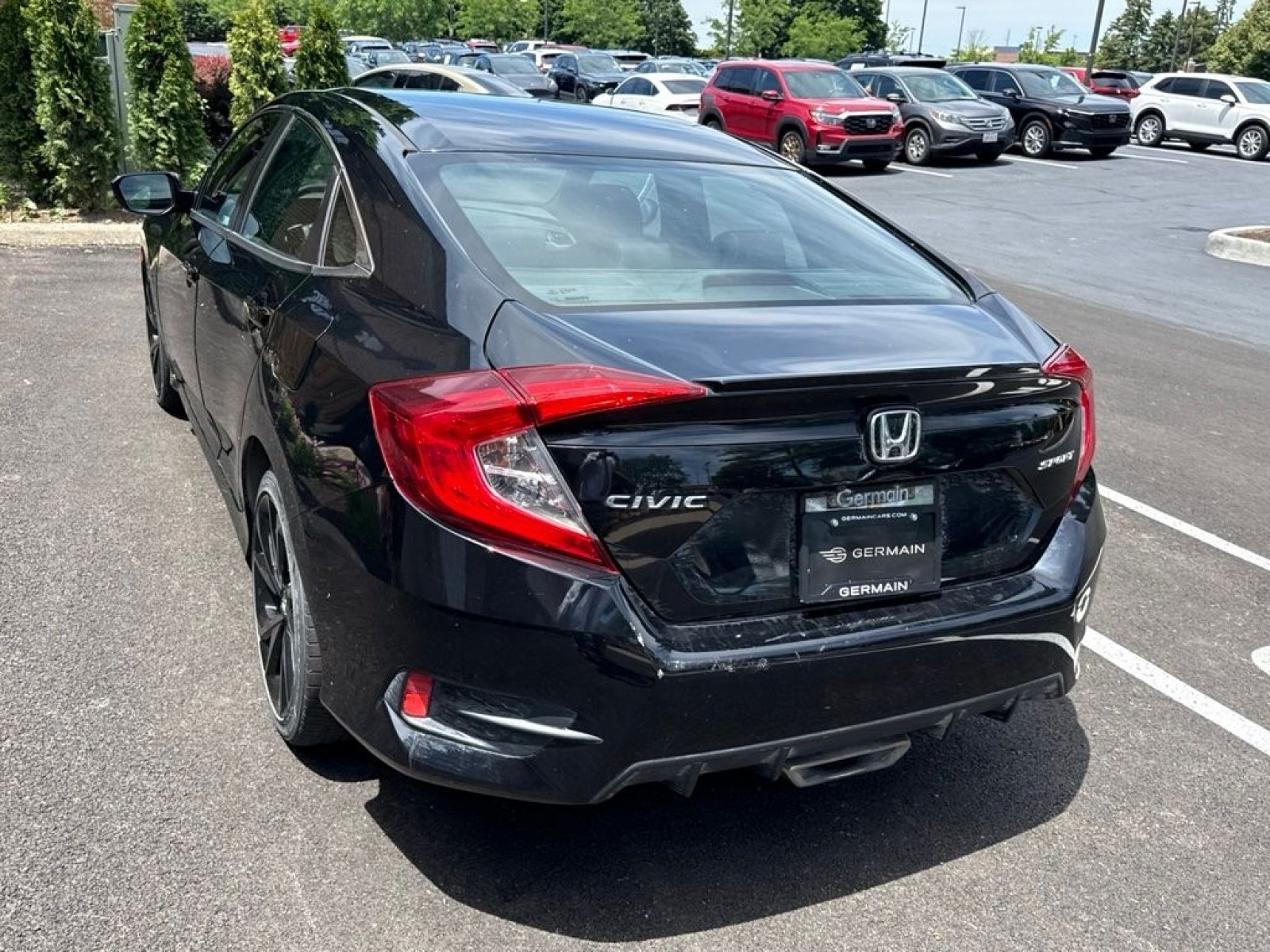 Certified Used 2020 Crystal Black Pearl Honda Sport image 11