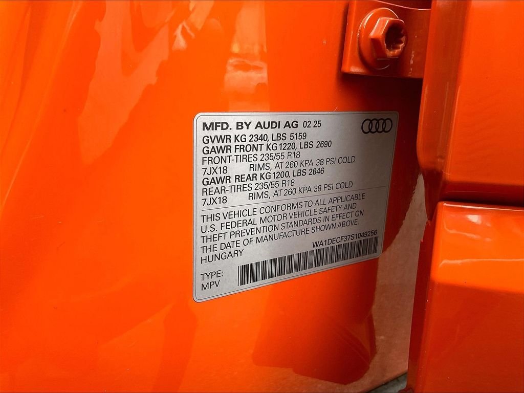 Used 2025 Orange Audi Premium image 35