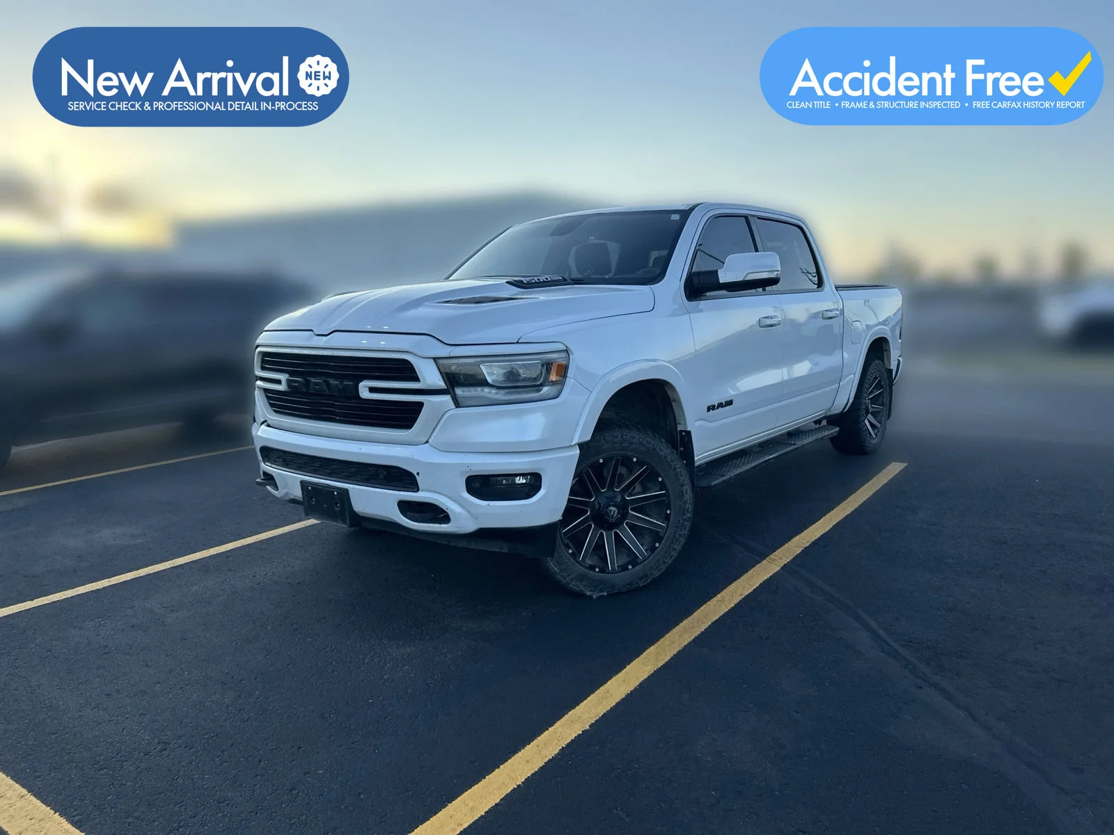 Used 2019 Off-white Ram Laramie image 1