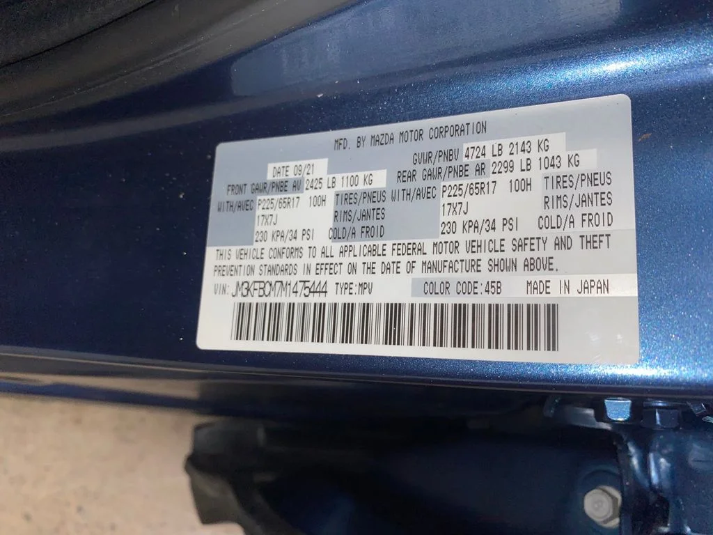 Used 2021 Blue Mazda Touring image 29