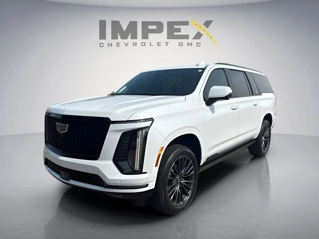 Used 2026 Vibrant White Tricoat Cadillac Platinum Sport image 1