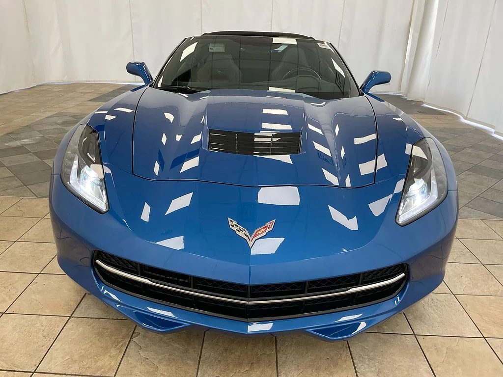 Used 2015 BLUE Chevrolet Stingray Z51 image 31