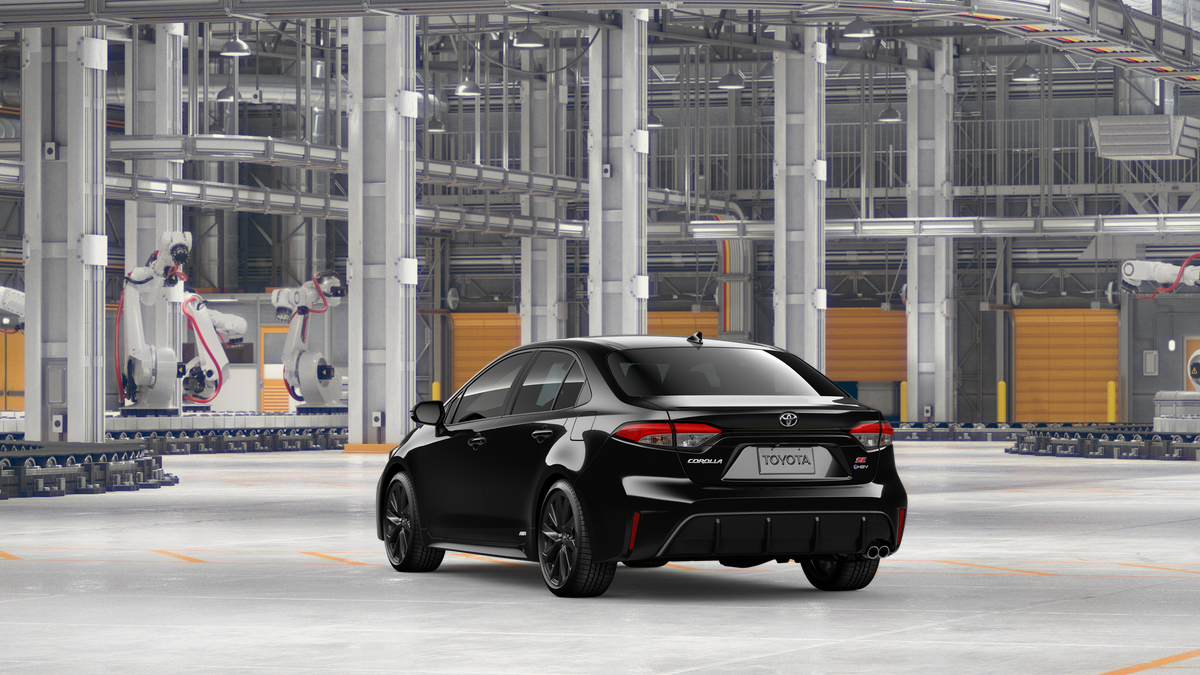 New 2026 Midnight Black Metallic Toyota Hybrid SE image 7