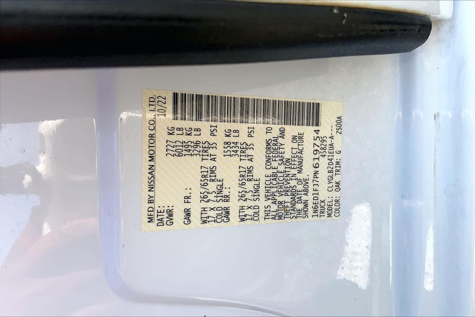 Used 2023 Glacier White Nissan SV image 36