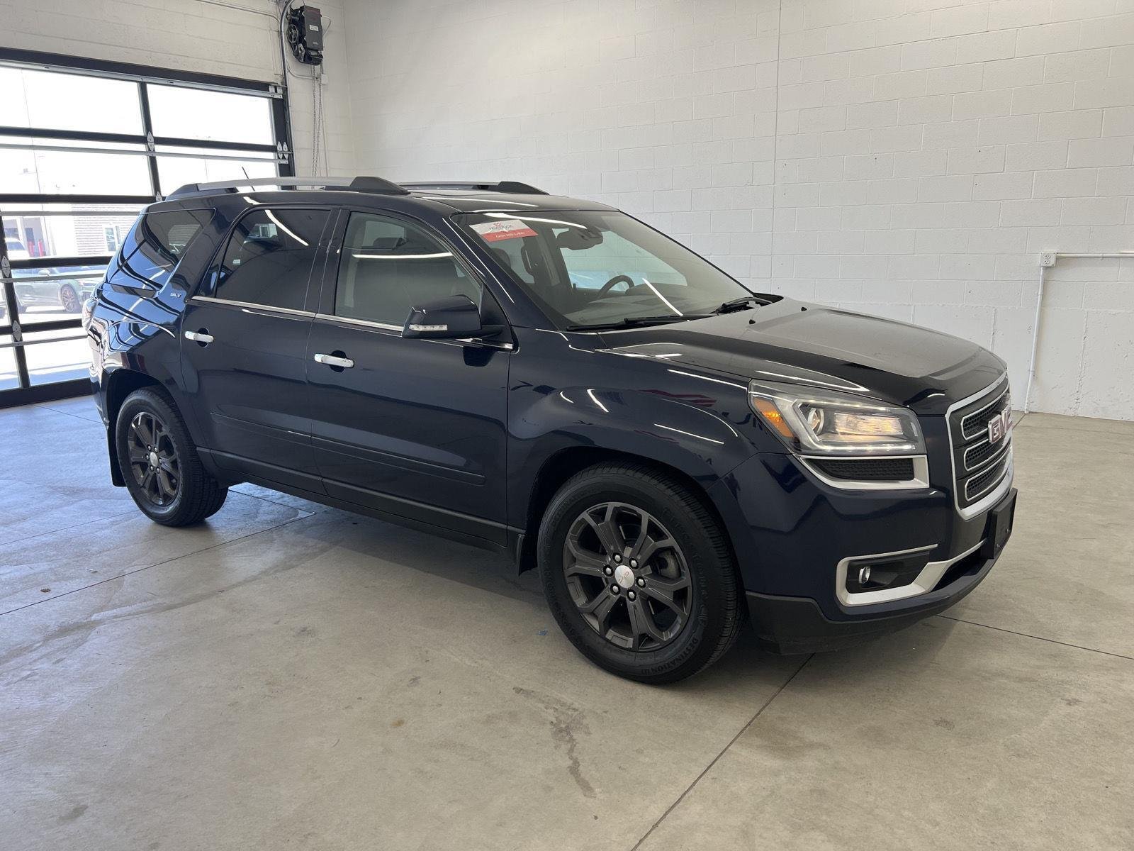 Used 2015 Dark Sapphire Blue Metallic GMC SLT image 5