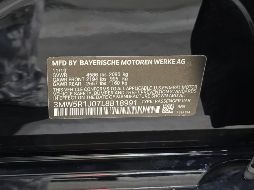 Used 2020 Jet Black BMW 330i image 33