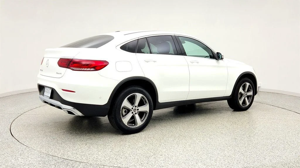 Used 2023 Polar White Mercedes-Benz GLC 300 4MATIC® Coupe w/ Burmester Surround Sound image 5