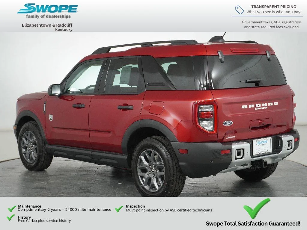 New 2025 Ruby Red Metallic Tinted Clearcoat Ford Big Bend® image 7