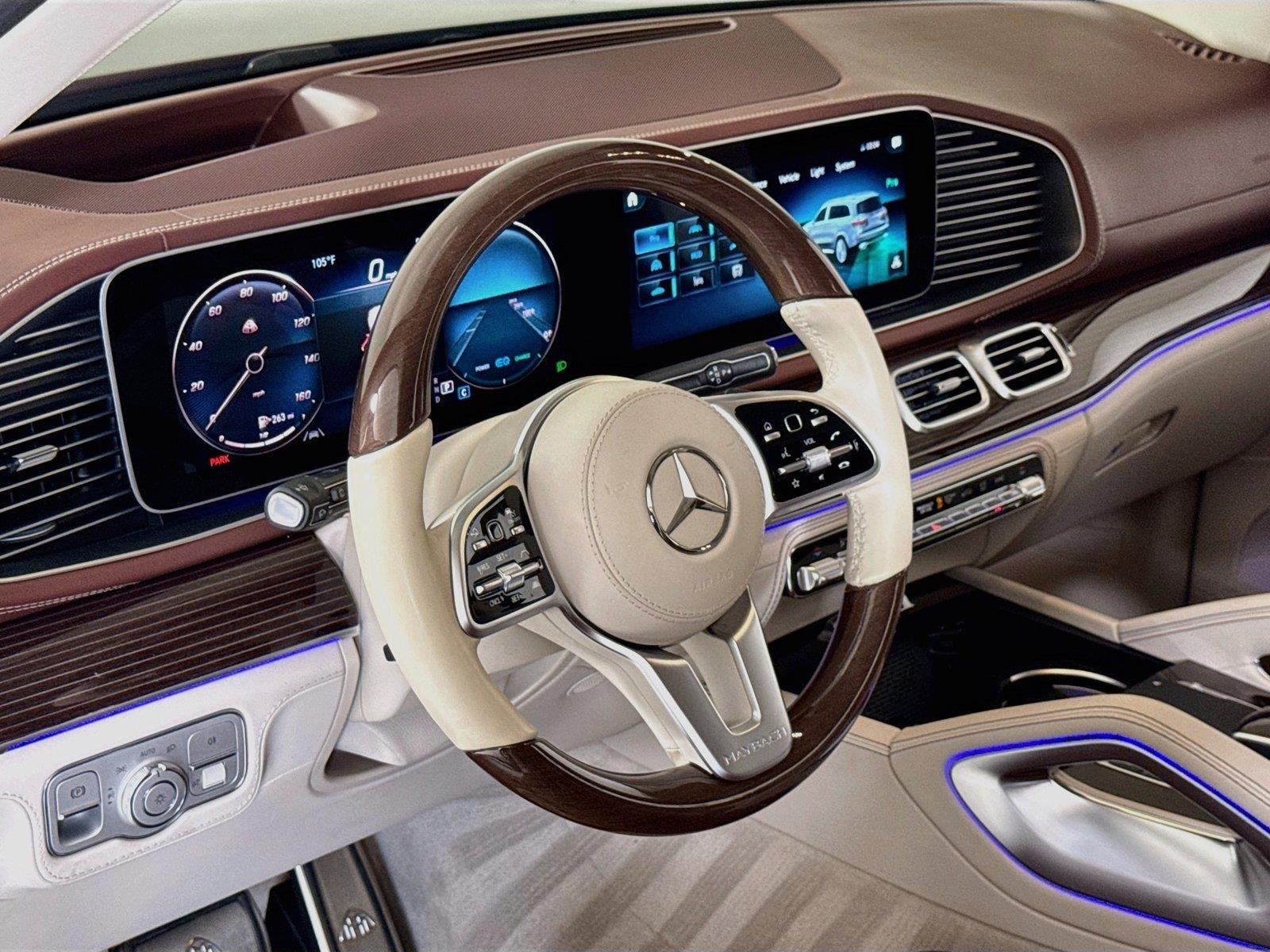Used 2021 Obsidian Black Metallic Mercedes-Benz Maybach GLS 600 | One Owner | Executive Seating image 15