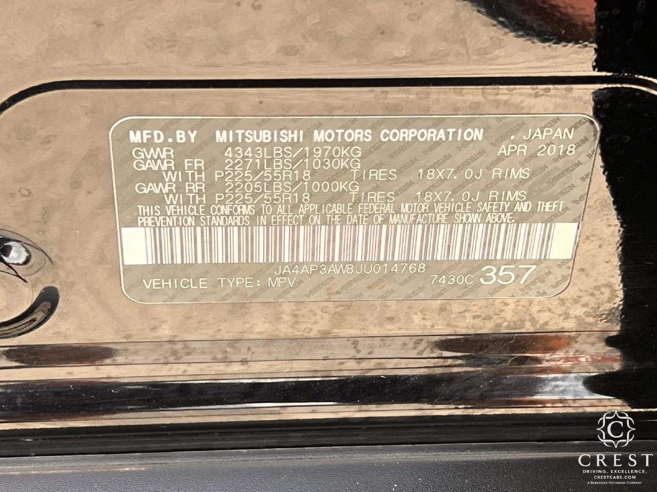 Used 2018 Labrador Black Mitsubishi 2.4 SE image 27