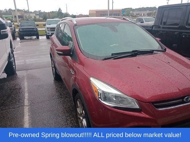 Used 2015 Red Ford Titanium image 4