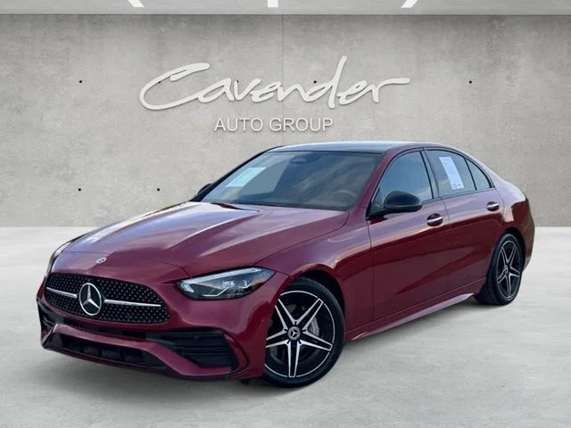 Used 2024 Red Mercedes-Benz C 300 image 1