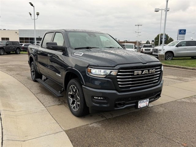 New 2027 Forged Blue Metallic Exterior Paint RAM Laramie image 3