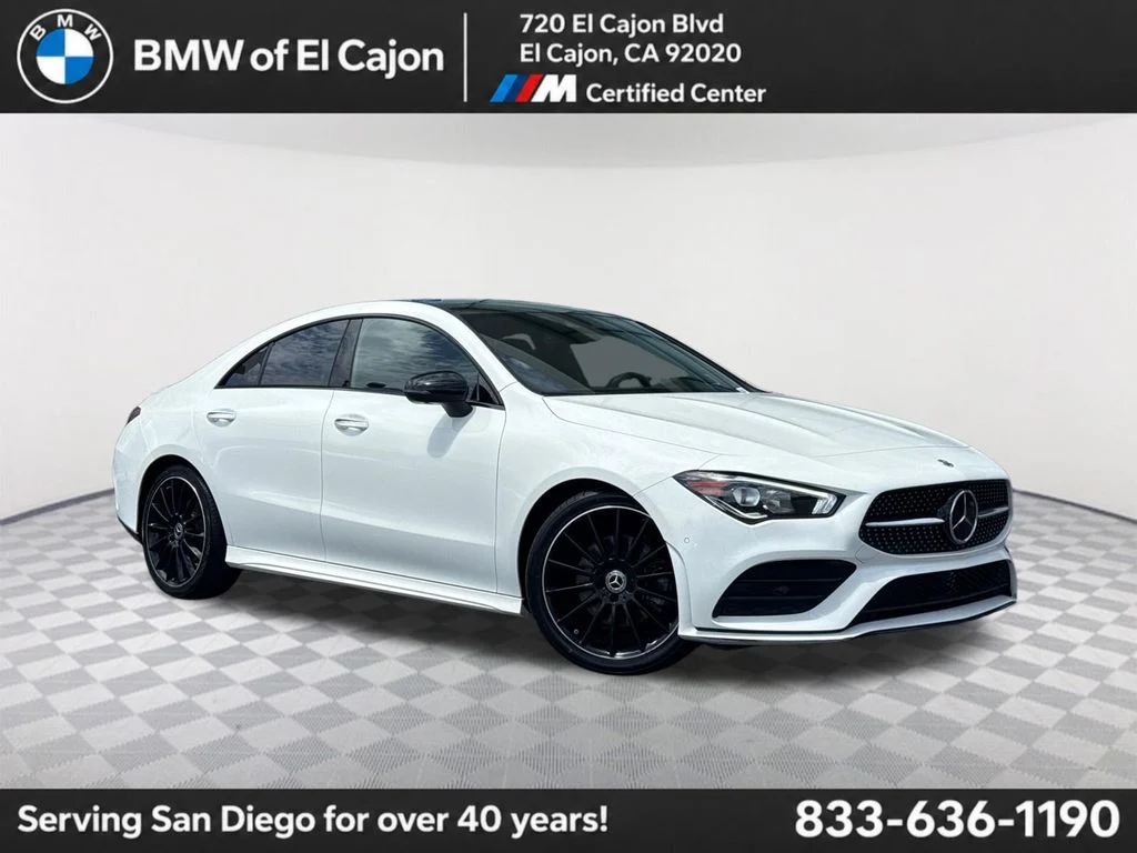 Used 2021 White Mercedes-Benz CLA 250 image 1