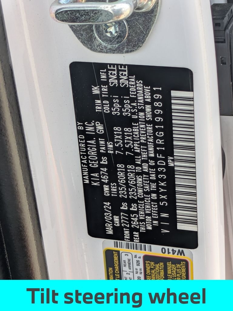 Used 2024 White Kia EX image 31