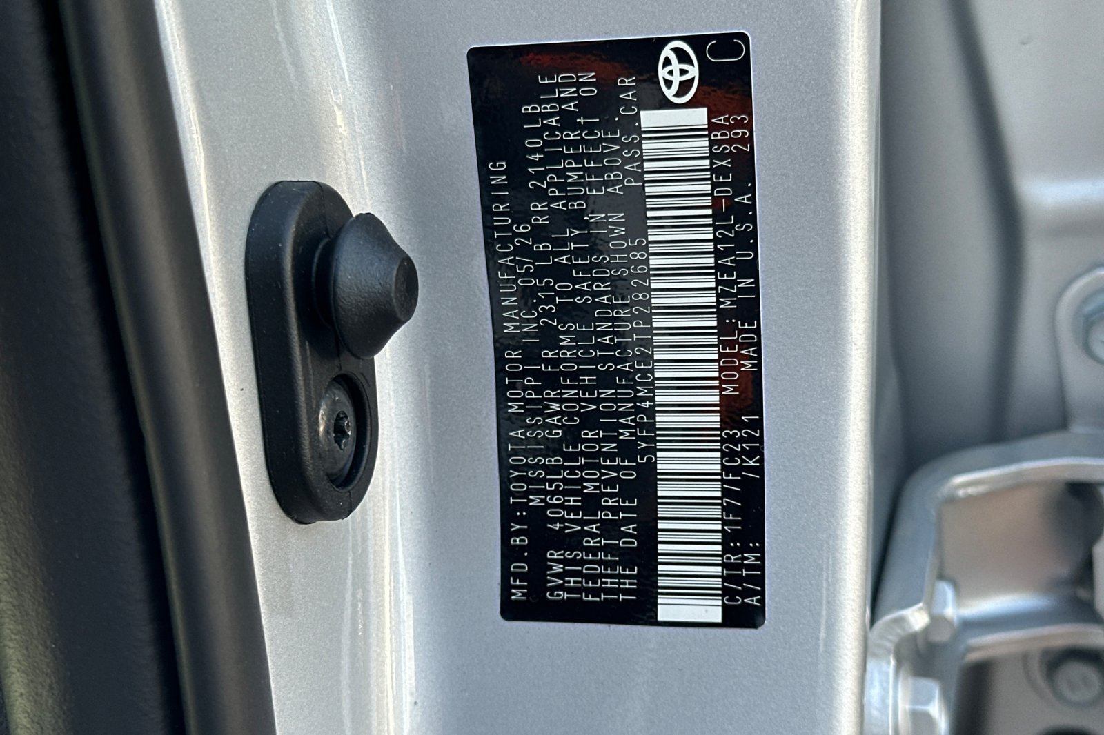 Certified Used 2026 Classic Silver Metallic Toyota SE image 28