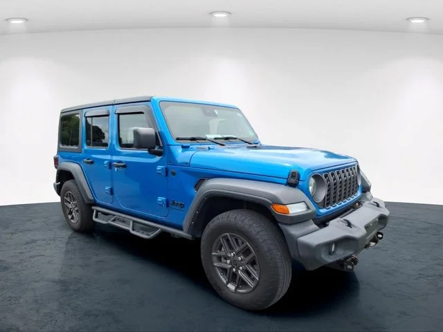 Used 2024 Blue Jeep Sport S image 8