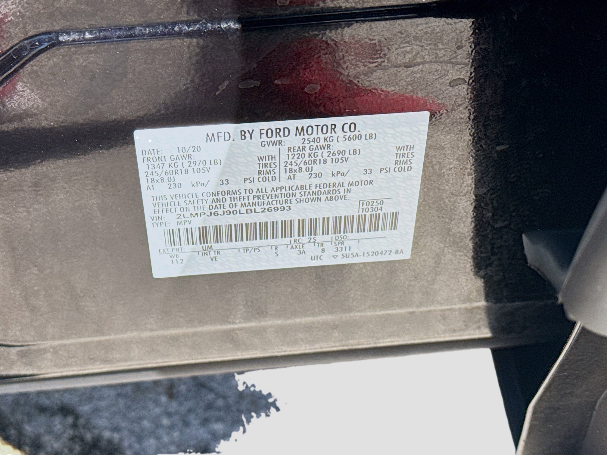 Used 2020 Black Lincoln Standard image 35
