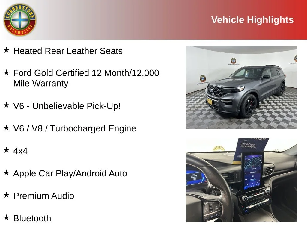 Used 2022 Ford Explorer ST with VIN 1FM5K8GC4NGA16176 for sale in Elk River, Minnesota