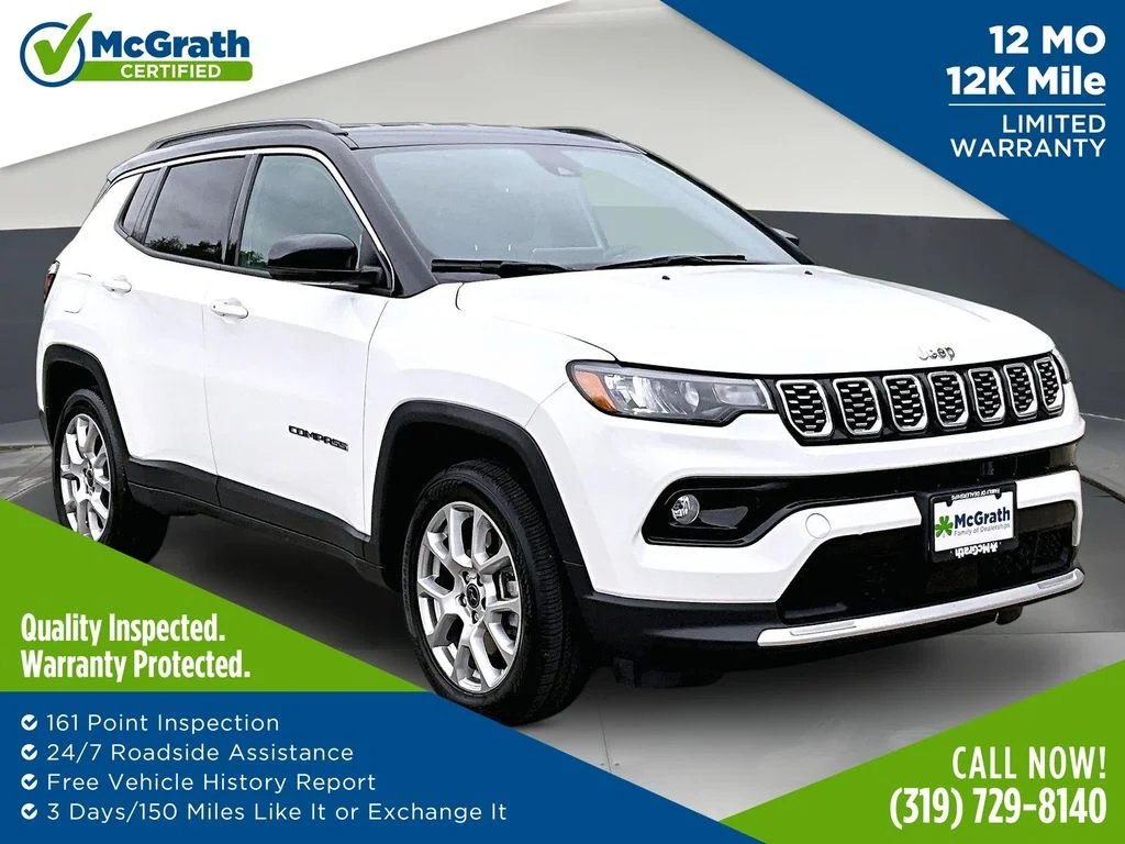 Used 2025 White Jeep Limited image 1