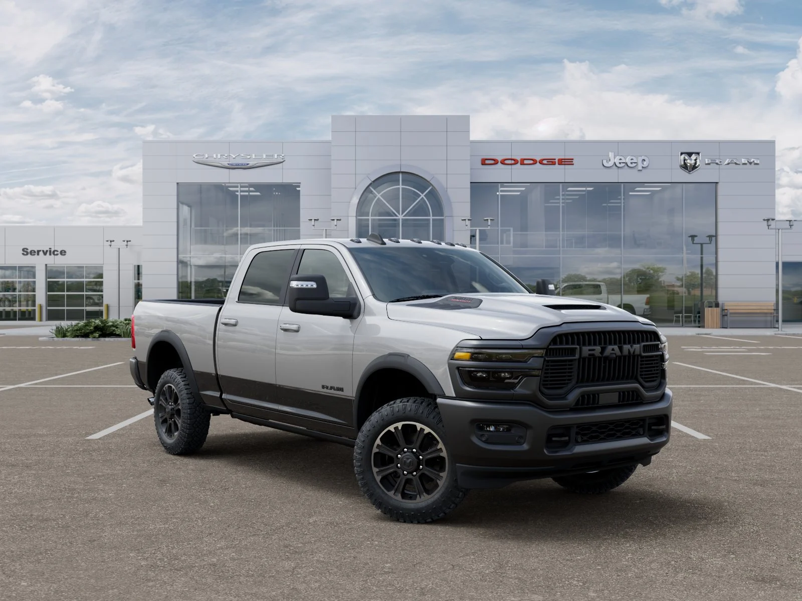 New 2026 Silver-Zynith Exterior Paint RAM Rebel image 49