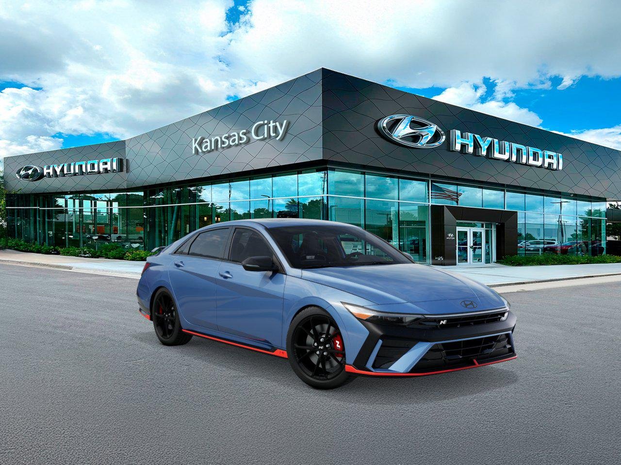 New 2026 Performance Blue Hyundai Sedan image 2