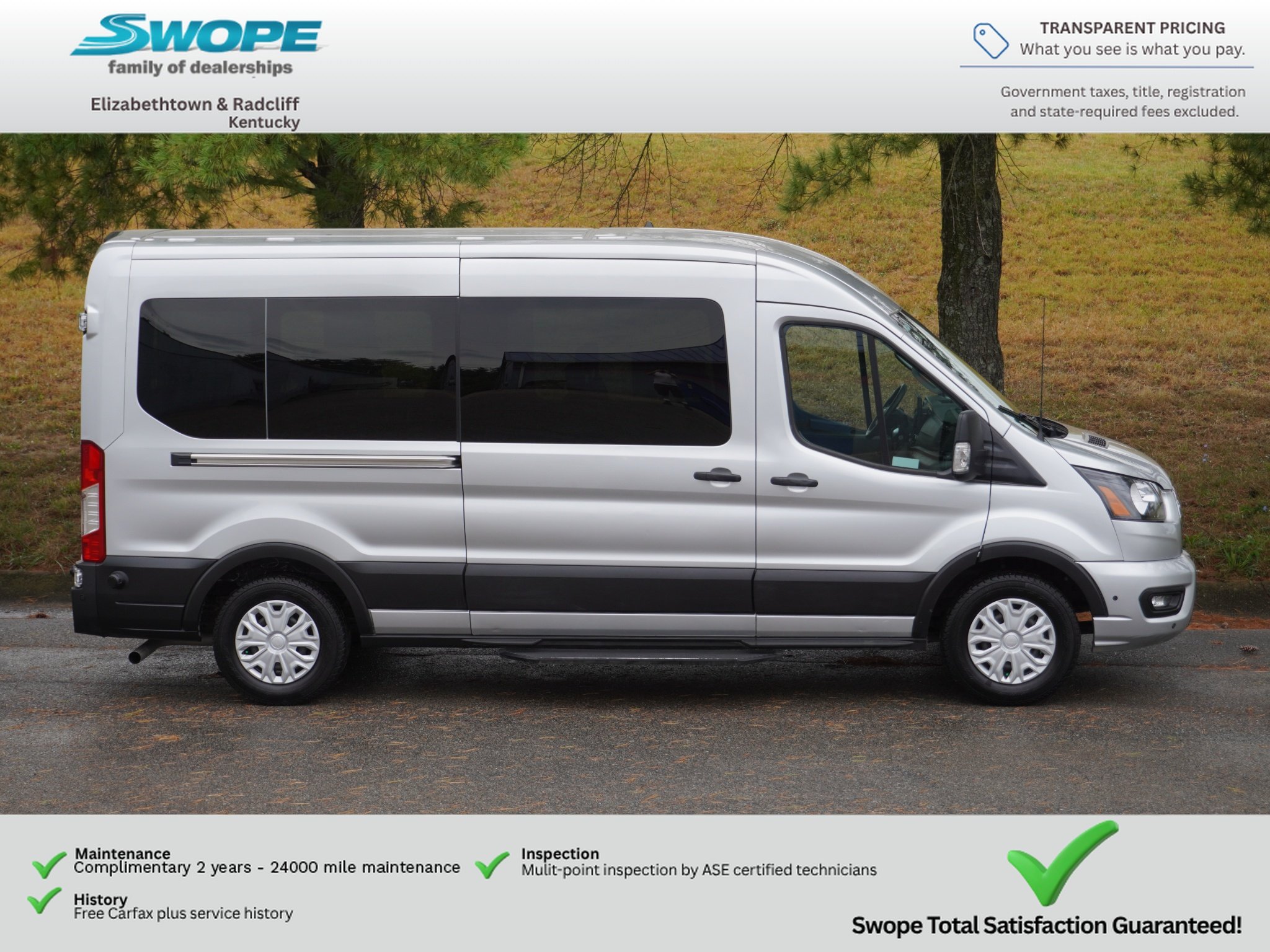 Used 2024 Ingot Silver Metallic Ford XLT image 2
