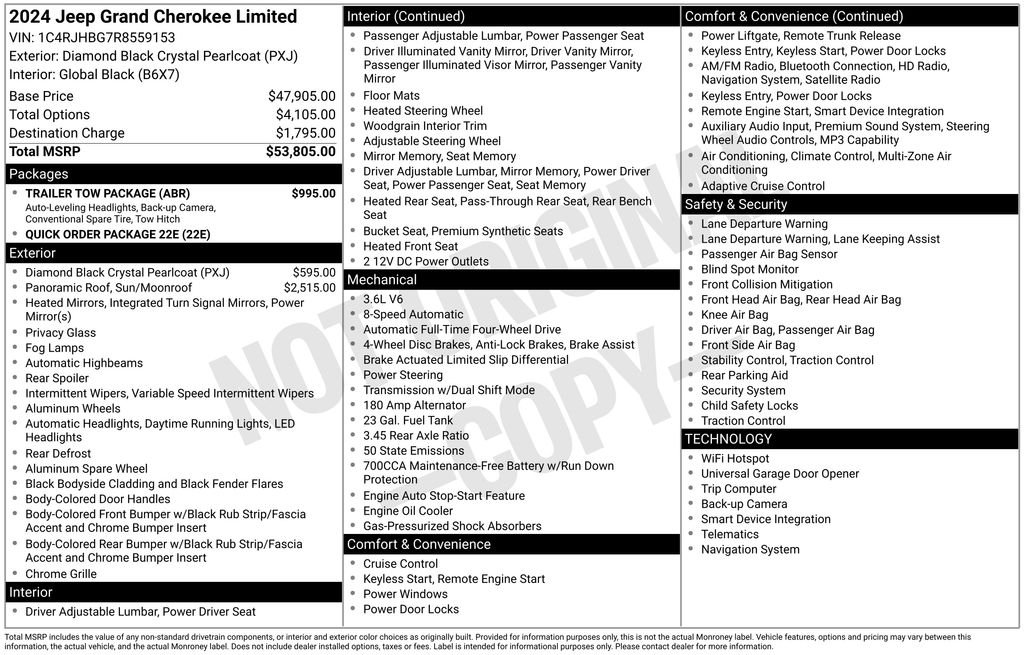 Used 2024 Black Jeep Limited image 2