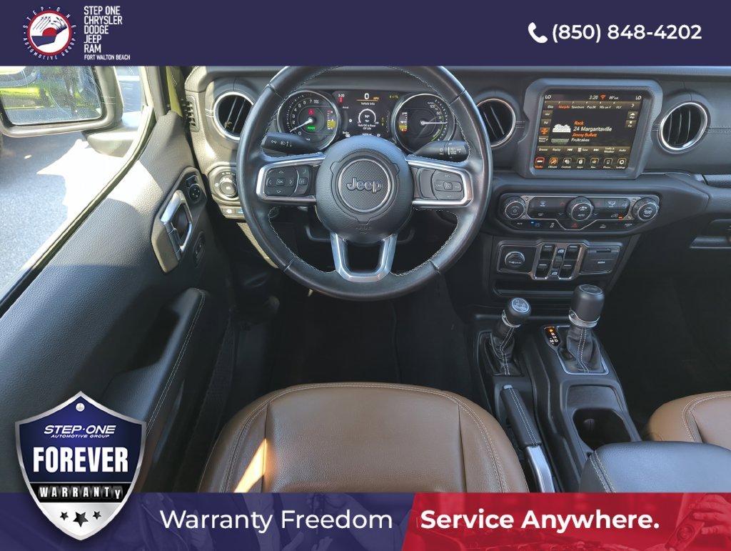 Used 2022 Green Jeep Unlimited Sahara 4xe image 13