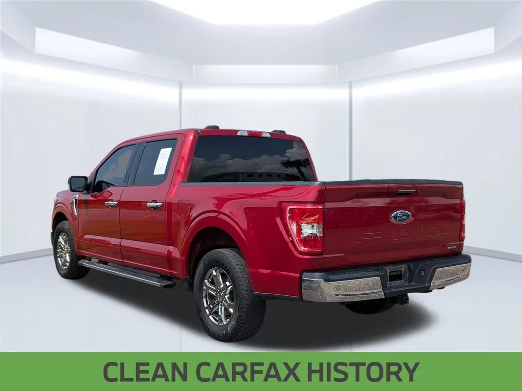 Used 2021 Red Ford XLT image 2