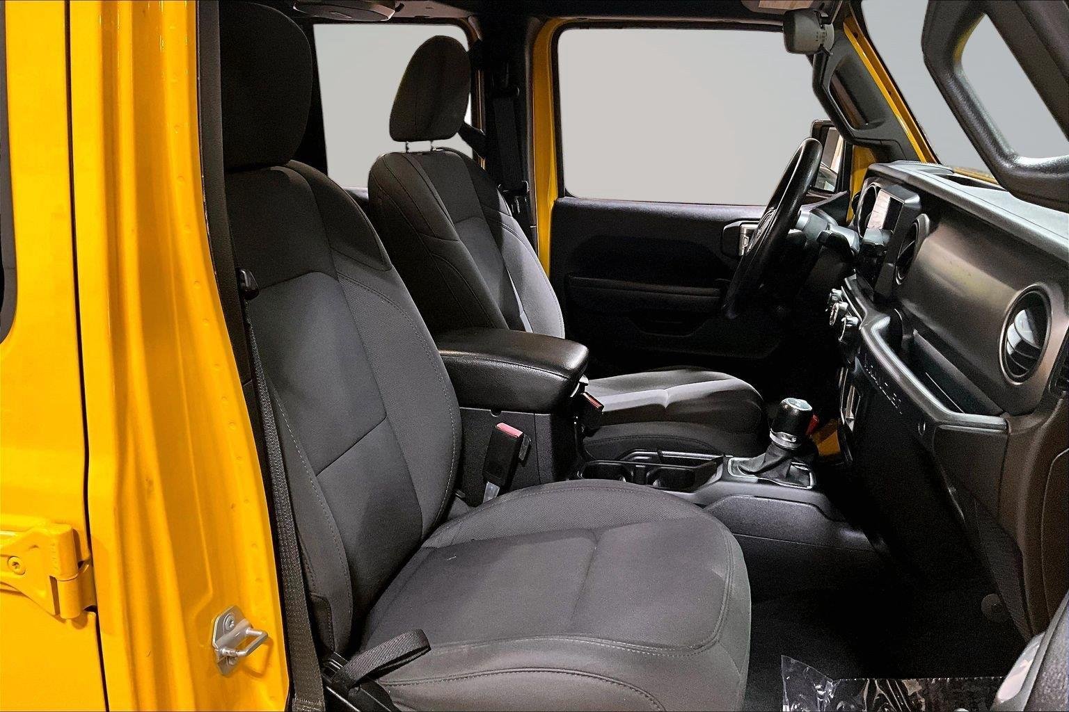 Used 2021 Hellayella Clearcoat Jeep Unlimited Willys Sport image 7