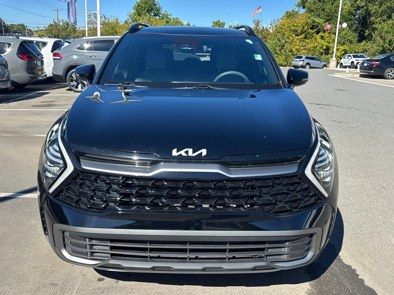 Used 2024 Ebony Black Kia X-Line image 8