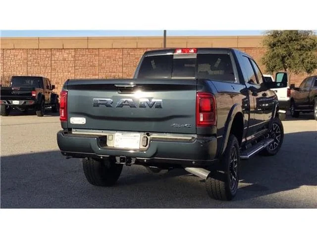 New 2026 Forged Blue Metallic  Paint Ram LIMITED LONGHORN MEGA CAB 4X4 6