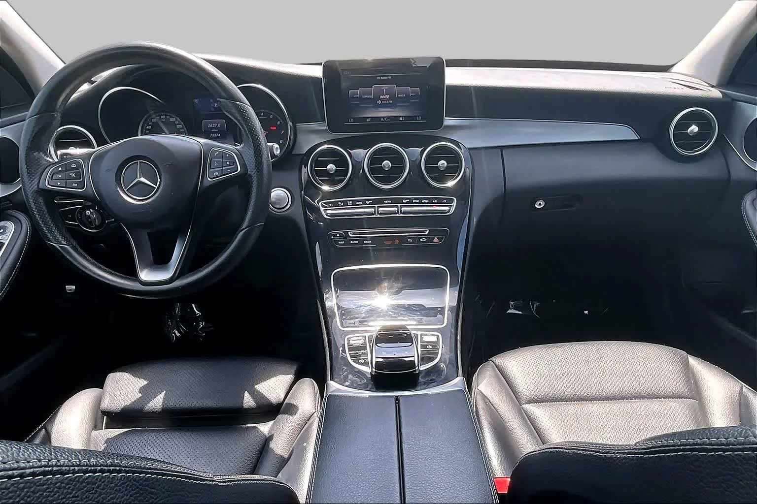 Used 2015 Obsidian Black Metallic Mercedes-Benz C 300 image 30