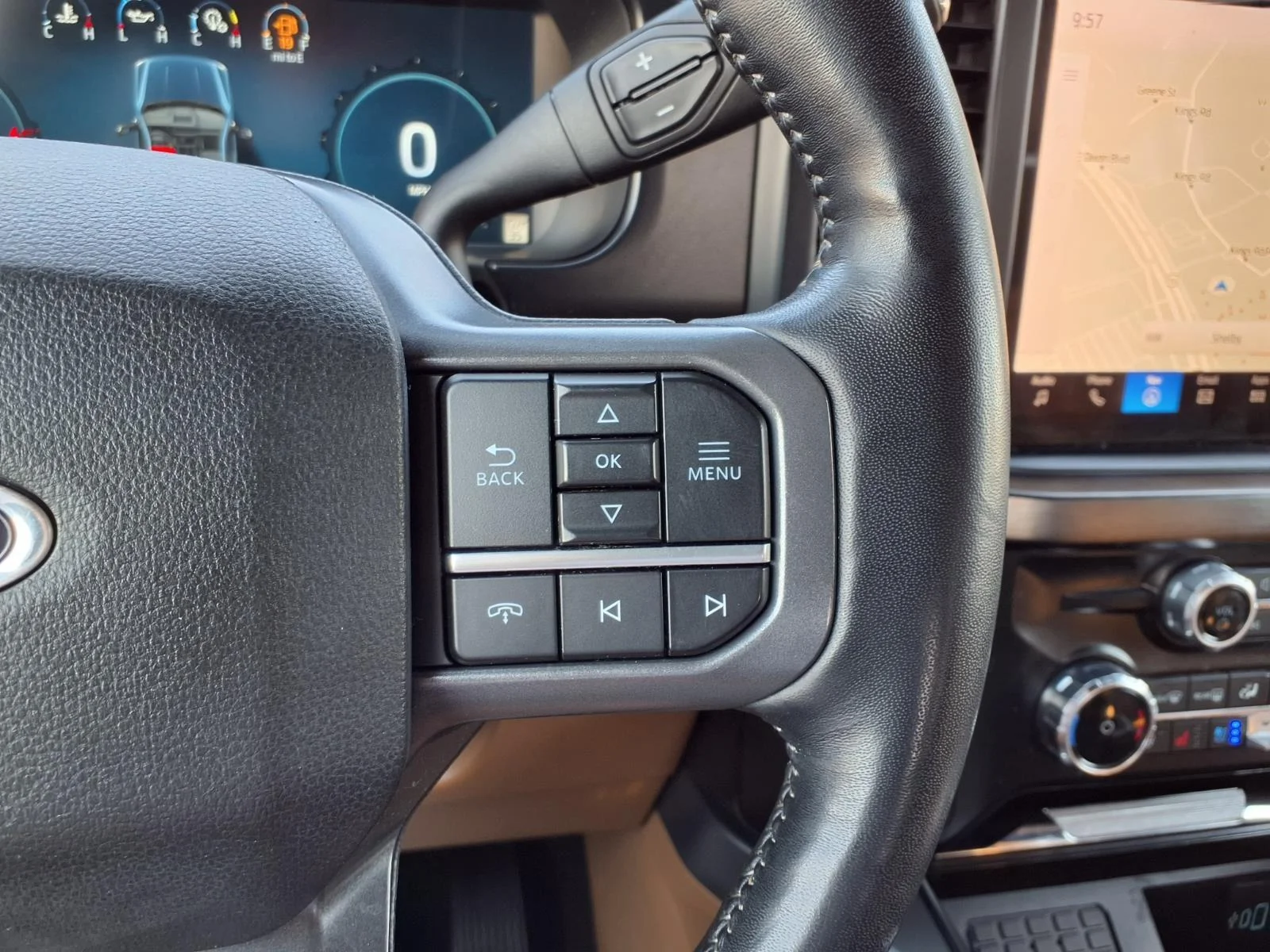 Used 2024 Antimatter Blue Metallic Ford LARIAT image 25