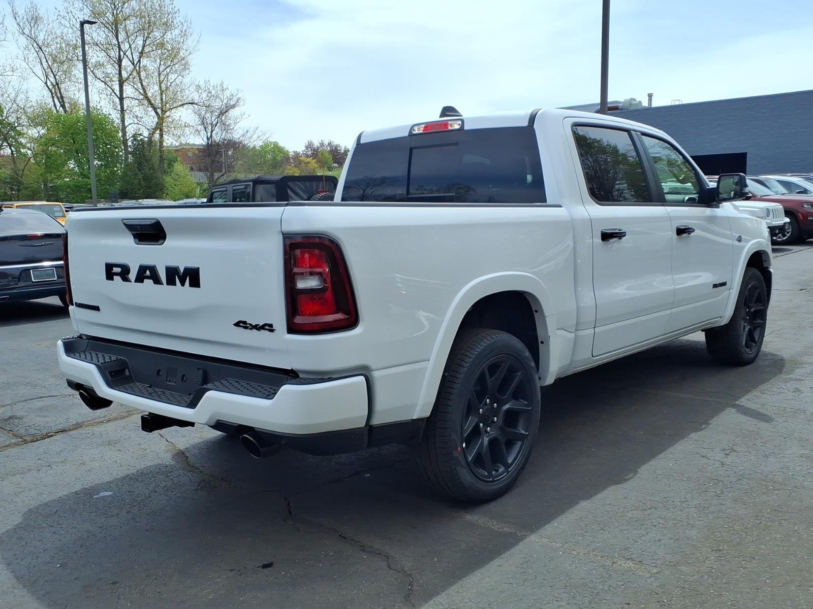 New 2026 Ivory White Tri-Coat Pearl-Coat Exterior Paint RAM Laramie image 7