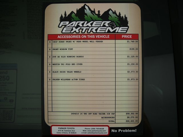 New 2026 Ice Cap Toyota TRD Off-Road i-FORCE MAX image 2