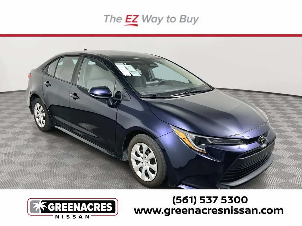 Used 2024 Blue Toyota LE image 1