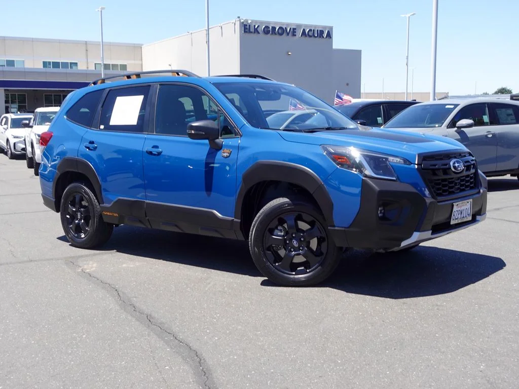 Used 2022 Geyser Blue Subaru Wilderness image 5