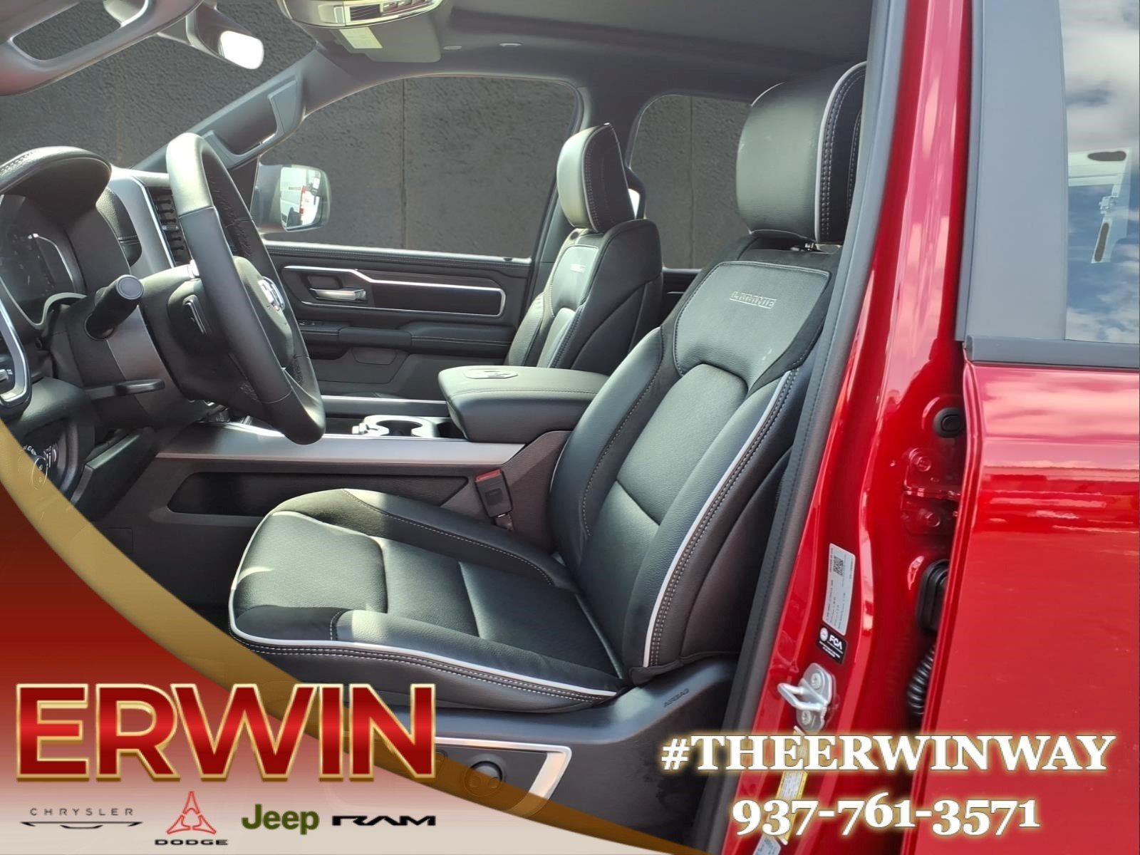 New 2027 Molten Red Pearl-Coat Exterior Paint RAM Laramie image 9