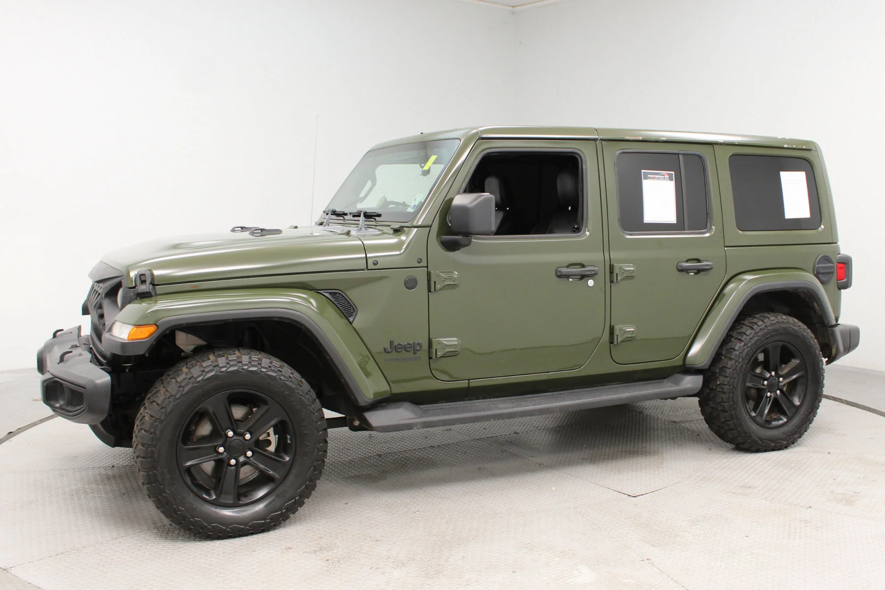 Used 2021 Sarge Green Clearcoat Jeep Sahara Altitude 4x4 image 30