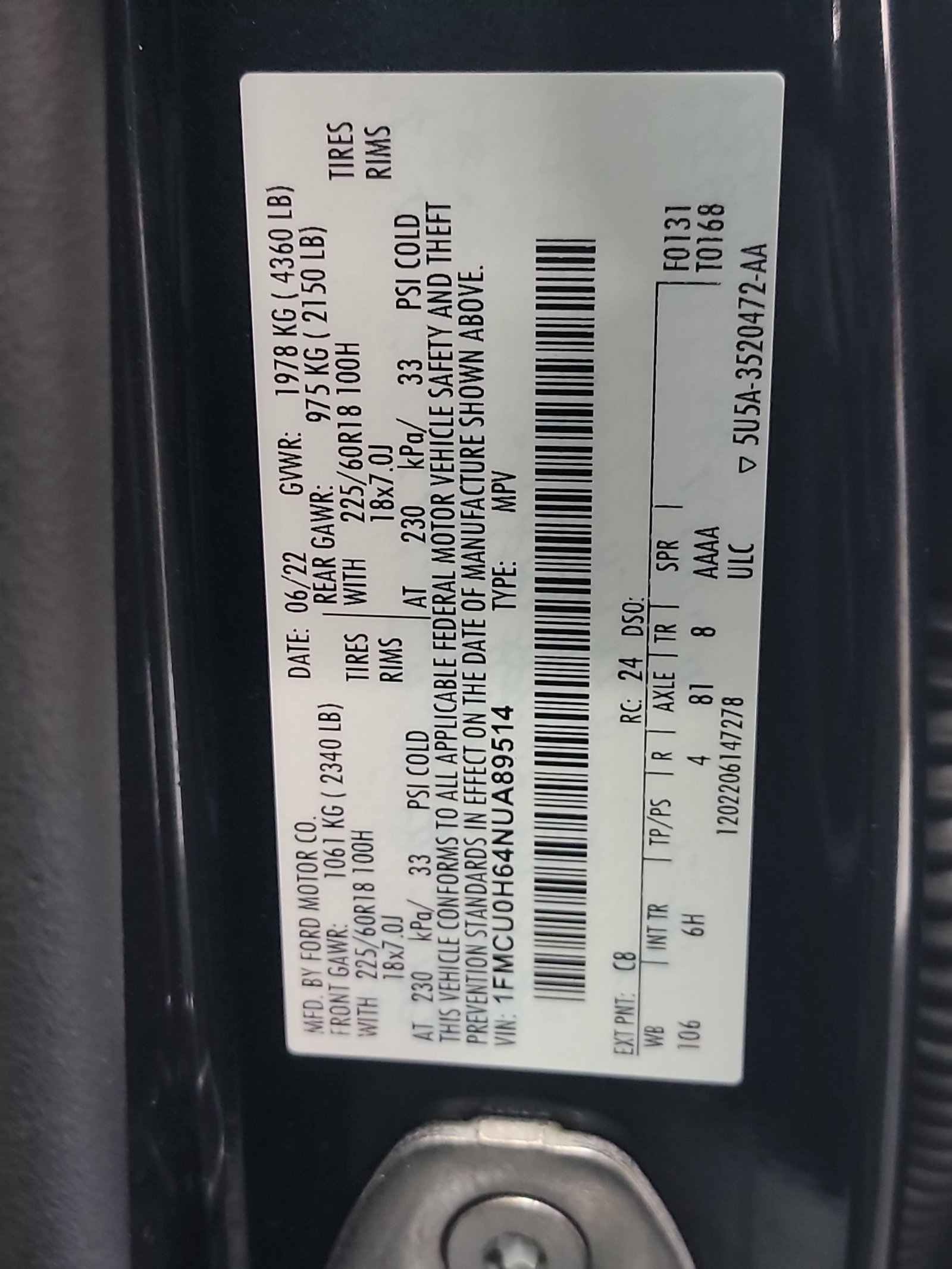 Used 2022 Blue Metallic Ford SEL image 31
