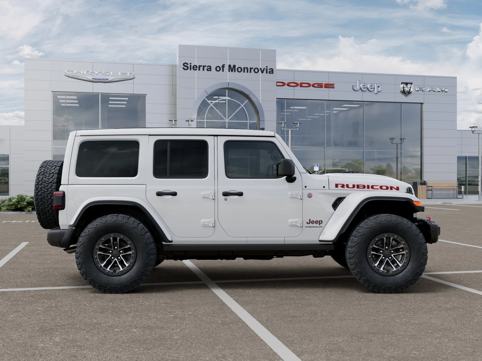 New 2027 Bright White Clear-Coat Paint Jeep Rubicon image 47