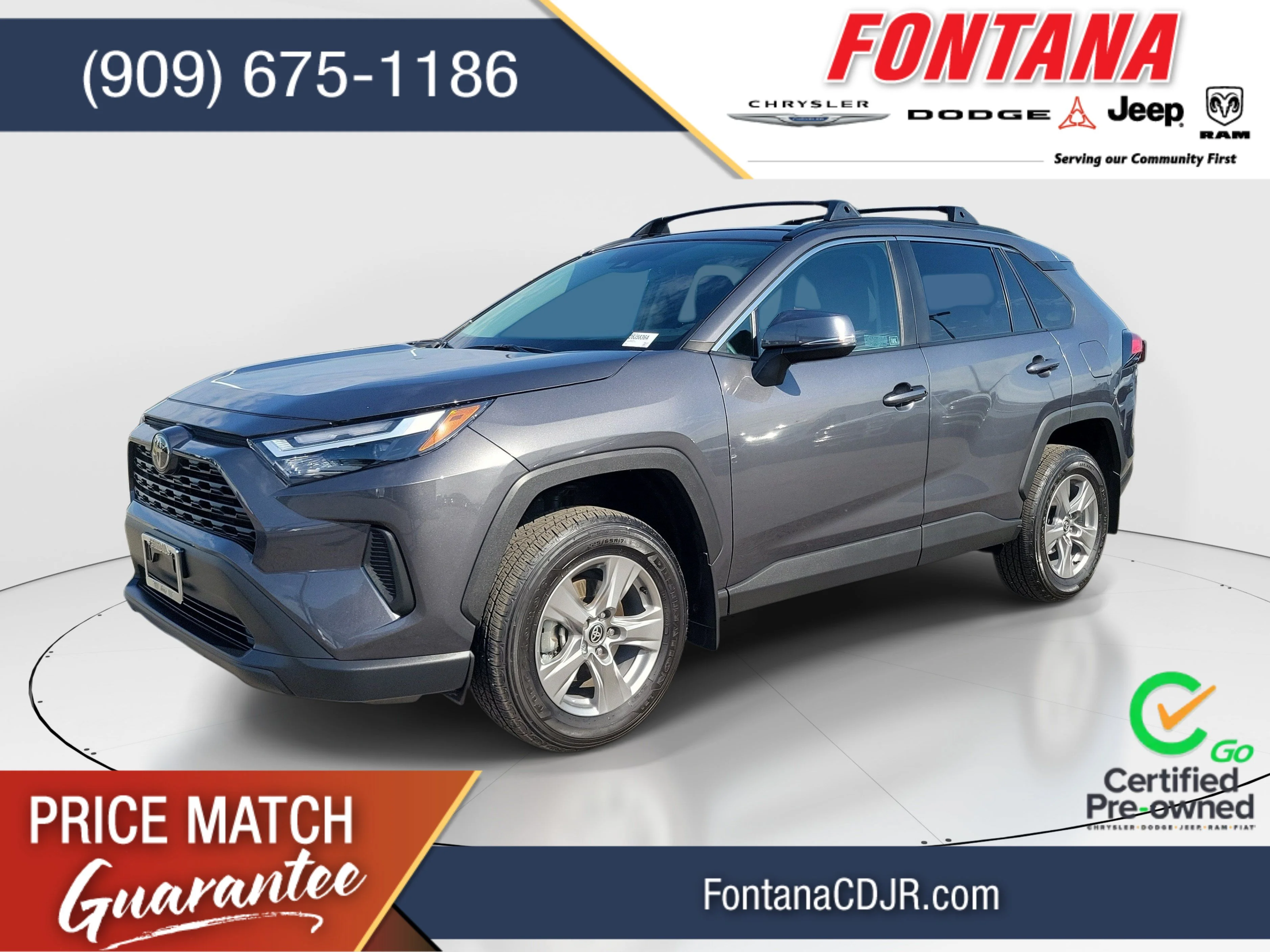 Certified Used 2025 Gray Toyota XLE image 1
