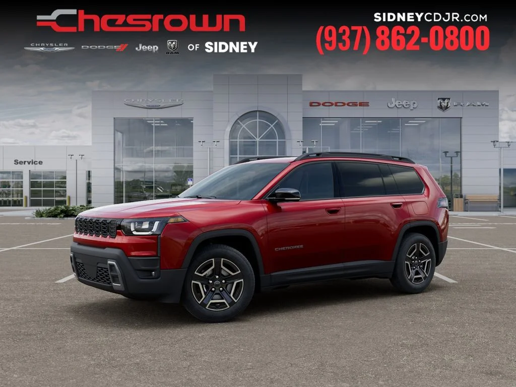 New 2026 Red Hot Pearl-Coat Exterior Paint Jeep Limited image 2