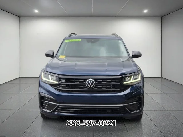 Certified Used 2023 Blue Metallic Volkswagen 3.6L V6 SEL R-LINE image 8